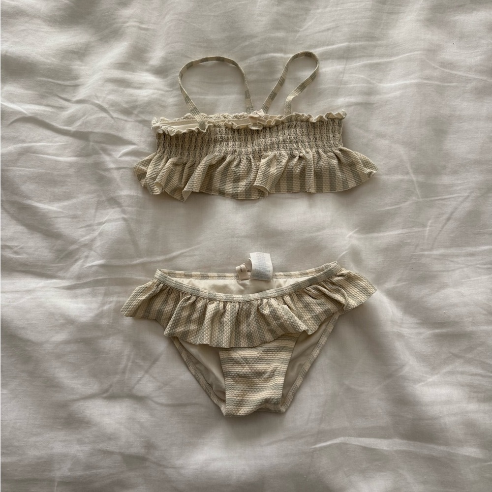 Quincy Mae Tan Kids Swim Bikini